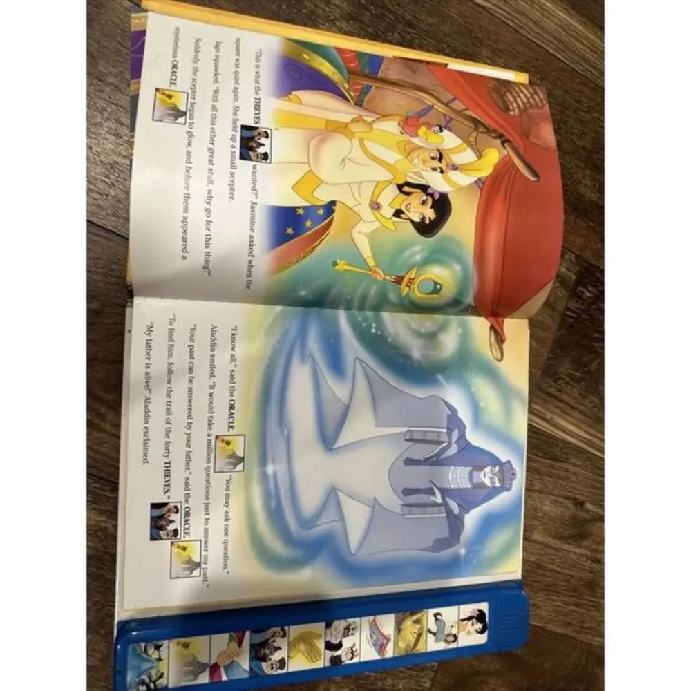 Disney's Aladdin & The King of Thieves Sound Story‎ HB Book READ DESCRIPTION